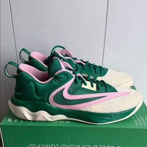 Nike Giannis Immortality 3 Malachite Green Pink DZ7533-300 Men’s Size 14